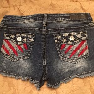 Wallflower shorty shorts. Size 9.